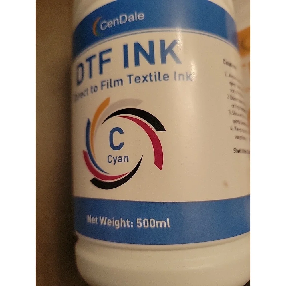 DTF Ink 6pk 500ml Bottles-New In Box-Welacer-compatible Printers Listed
